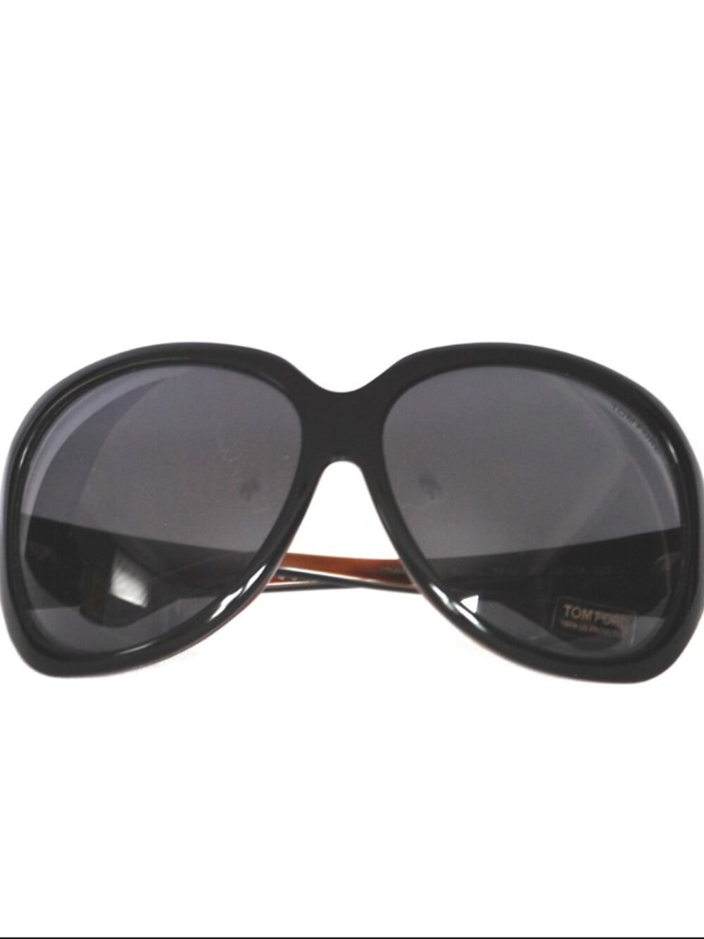 Tom Ford Sabine TF65 Oversize Sunglasses With Tortoise Interior - Italy